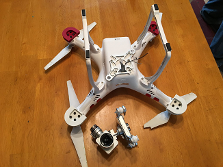 Crashed Drone